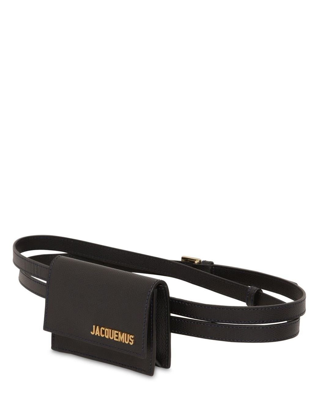 Jacquemus black belt bag sales