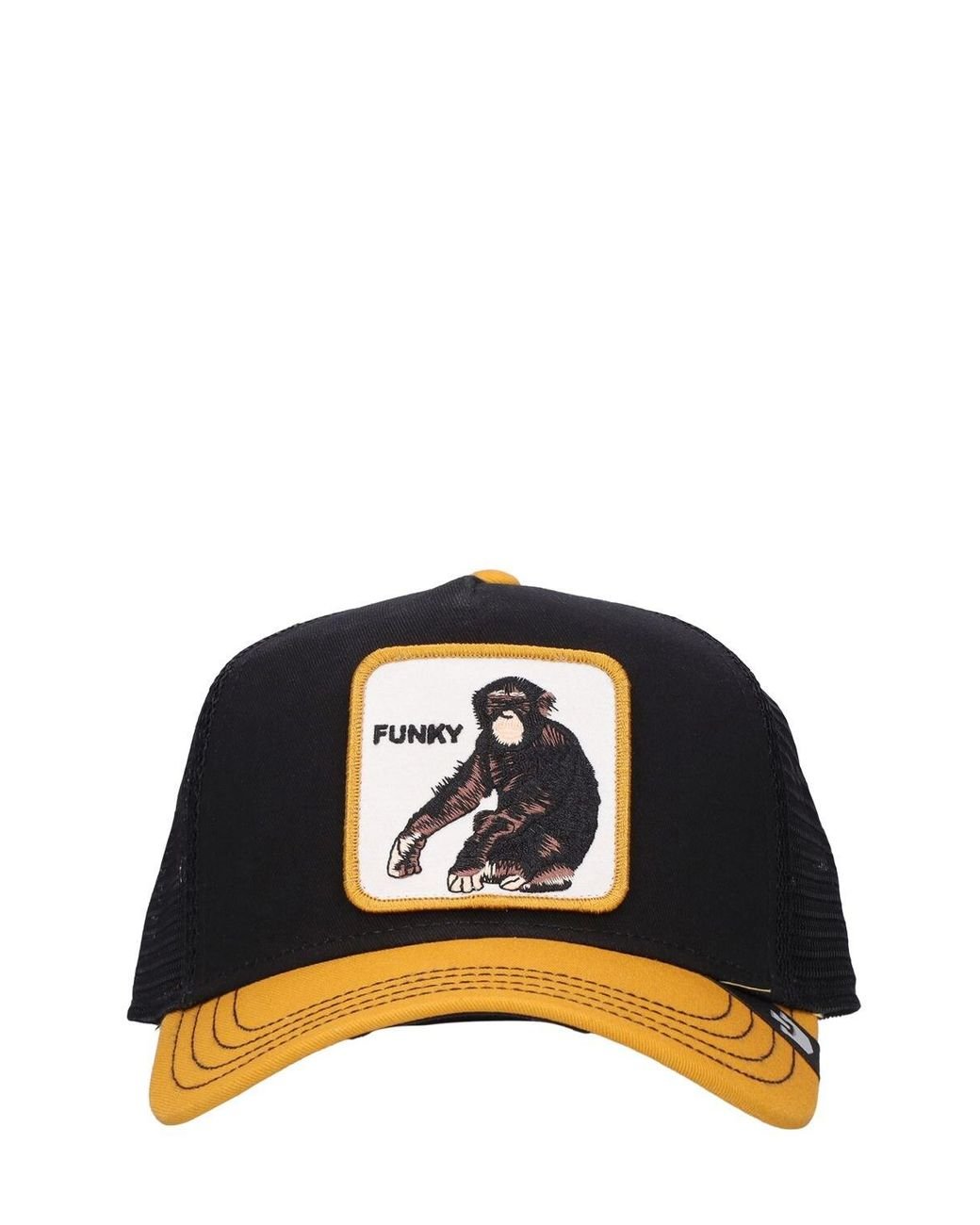 Goorin Bros The Funky Monkey Trucker Hat W/patch in Black for Men