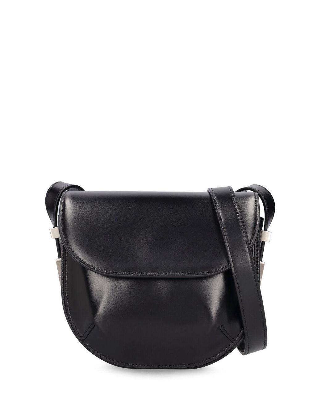 OSOI Cubby Coated Leather Shoulder Bag in Black | Lyst Canada