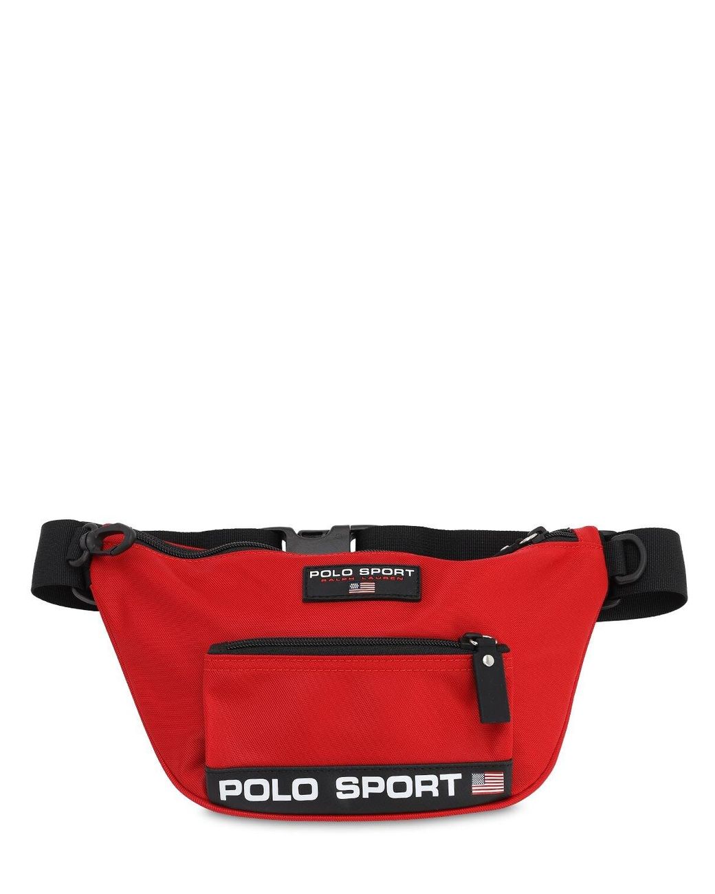 Polo Ralph Lauren Synthetic Polo Sport Nylon Belt Bag in Red for Men - Lyst