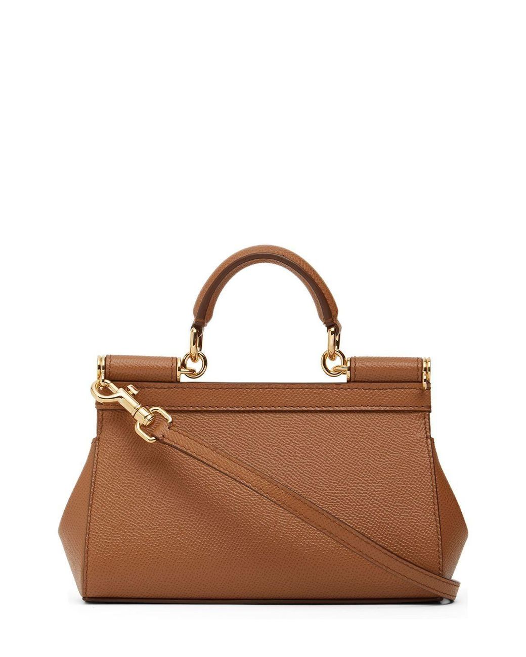 Small elongated sicily leather bag - Dolce & Gabbana - Women