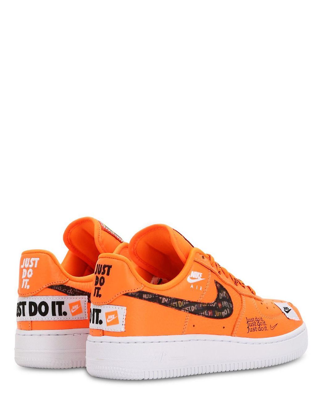 Baskets ""air Force 1 Just Do It""" Nike en coloris Orange | Lyst