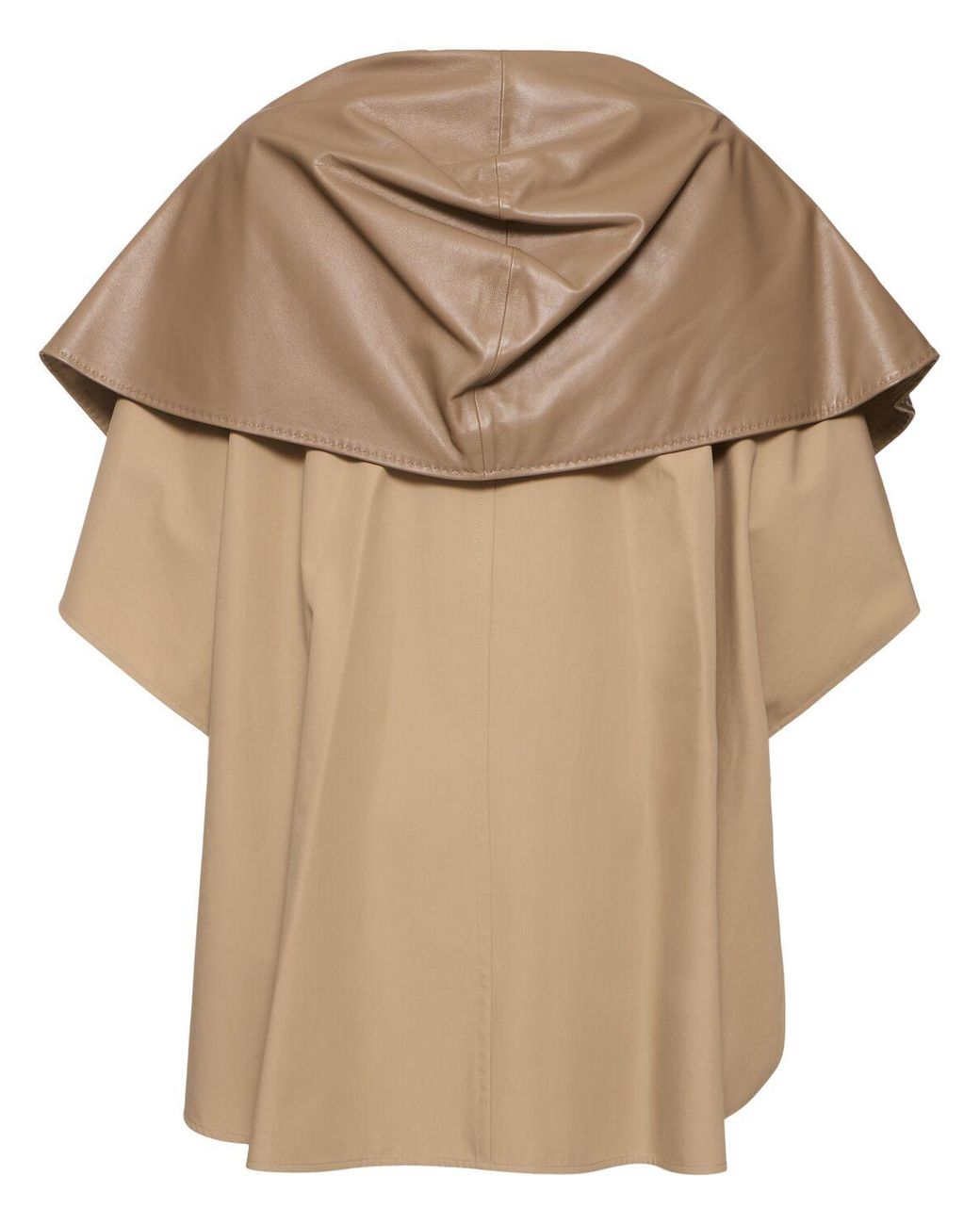 Max Mara garza コットンラムレザーケープ 新品タグ付き