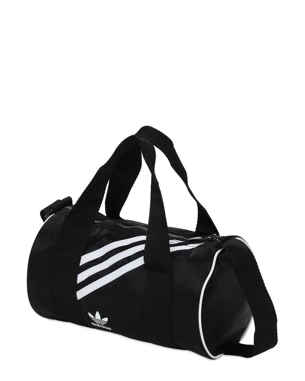 adidas Originals Mini Duffle Bag in Black | Lyst