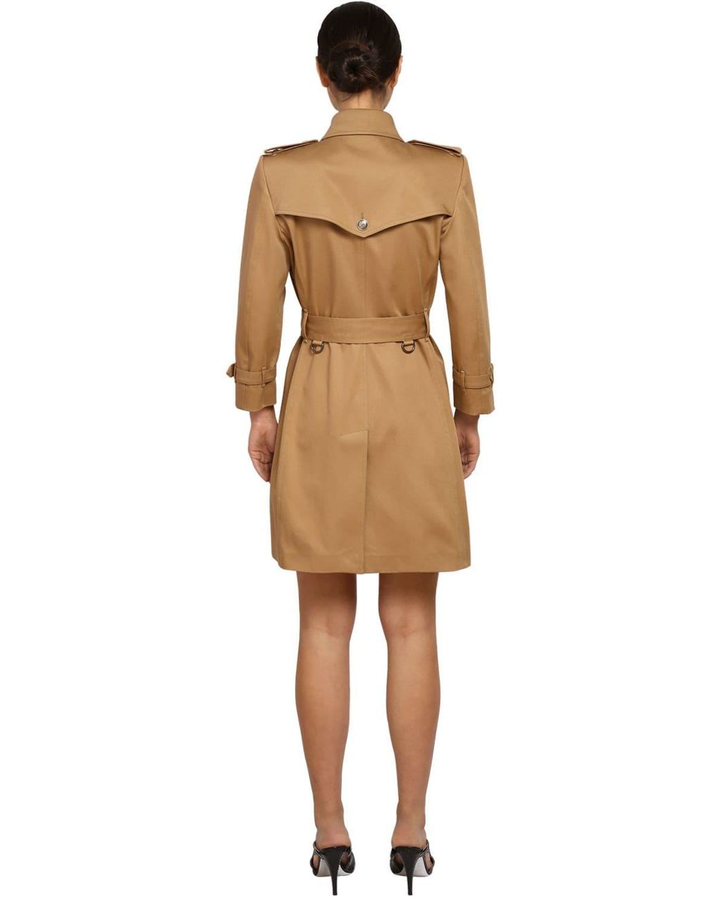 Givenchy Cotton Gabardine Trench Coat in Camel (Natural) | Lyst