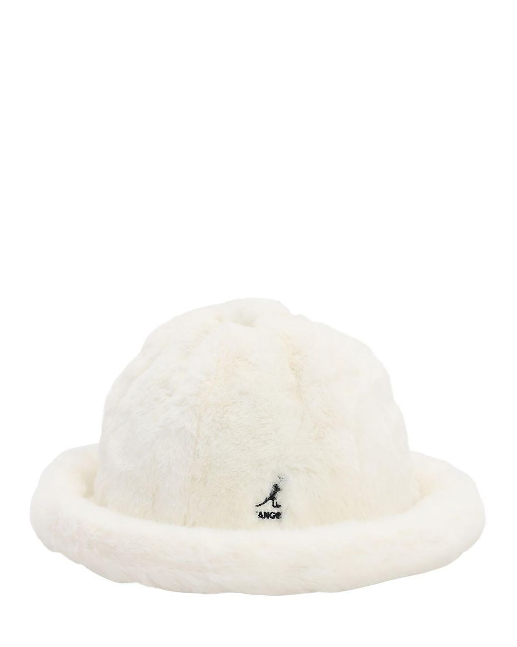 Kangol Faux Fur Bucket Hat in White Lyst