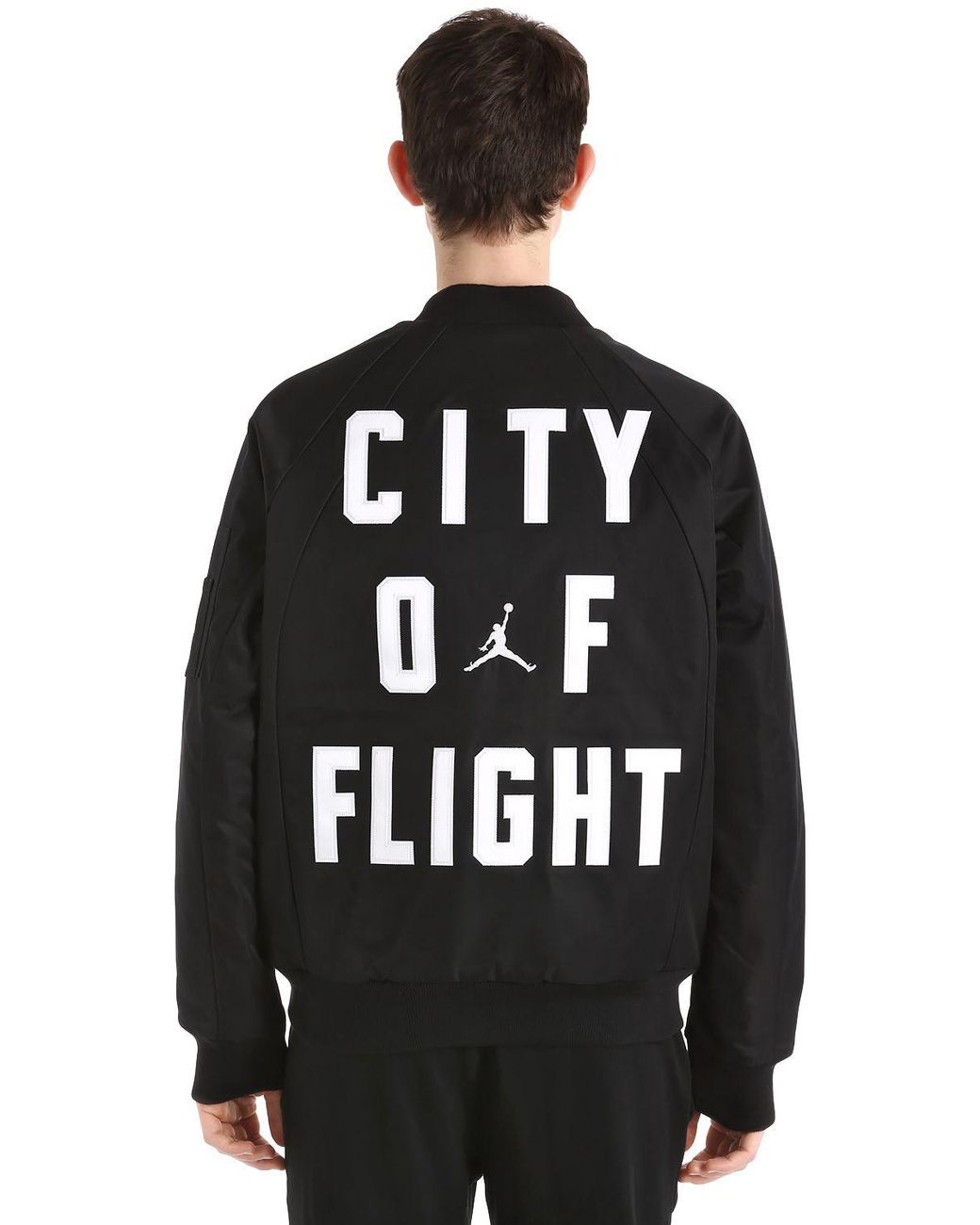 Nike Air Jordan Wings Ma-1 Bomber Jacket in Black for Men Nike Air Jordan Wings Ma-1 Bomber Jacket in Black for Men