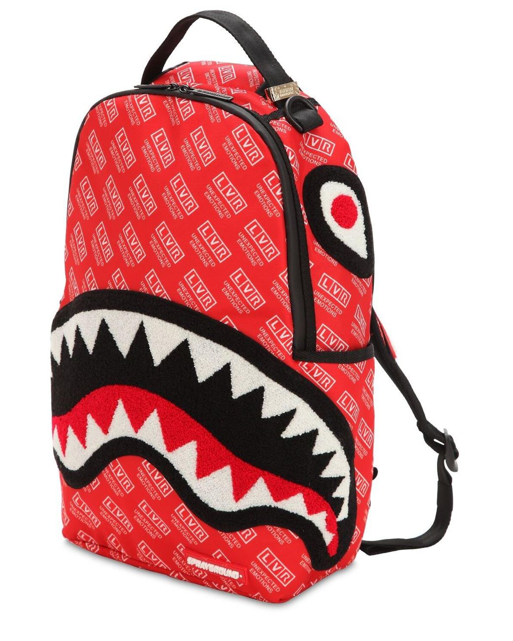 Sprayground Lvr Edition Large Logo Printed Backpack in Red for Men ...