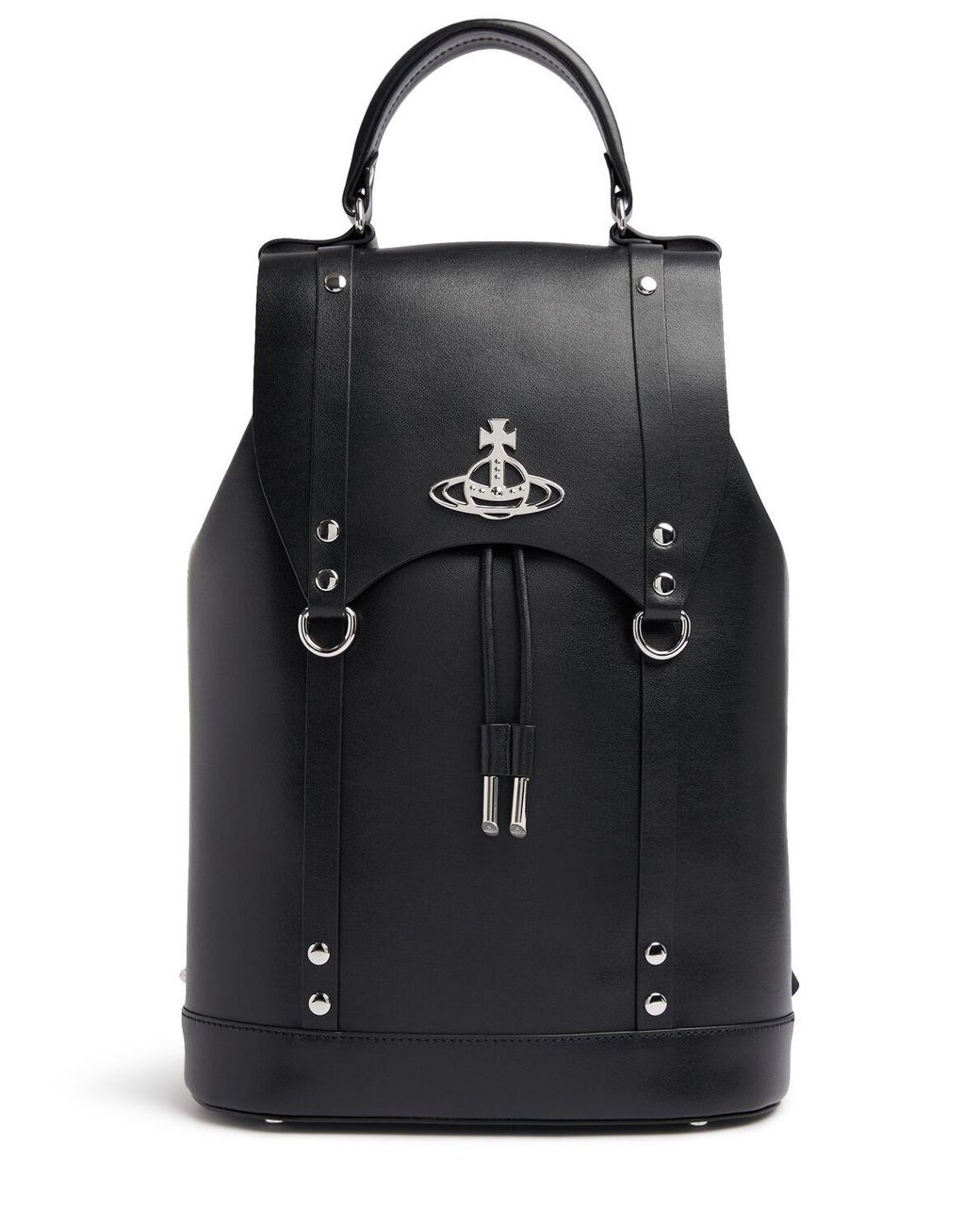 【Vivienne Westwood】Small Max ロゴ マックス バックパック 黒 Small Max Backpack in BLACK | Vivienne Westwood®