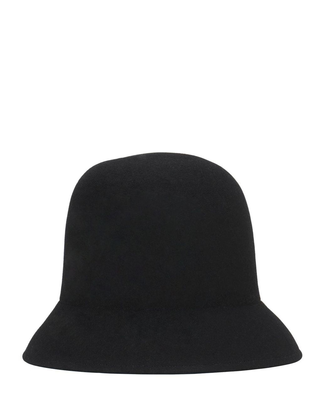 Nina Ricci Maxi Wool Hat in Black | Lyst