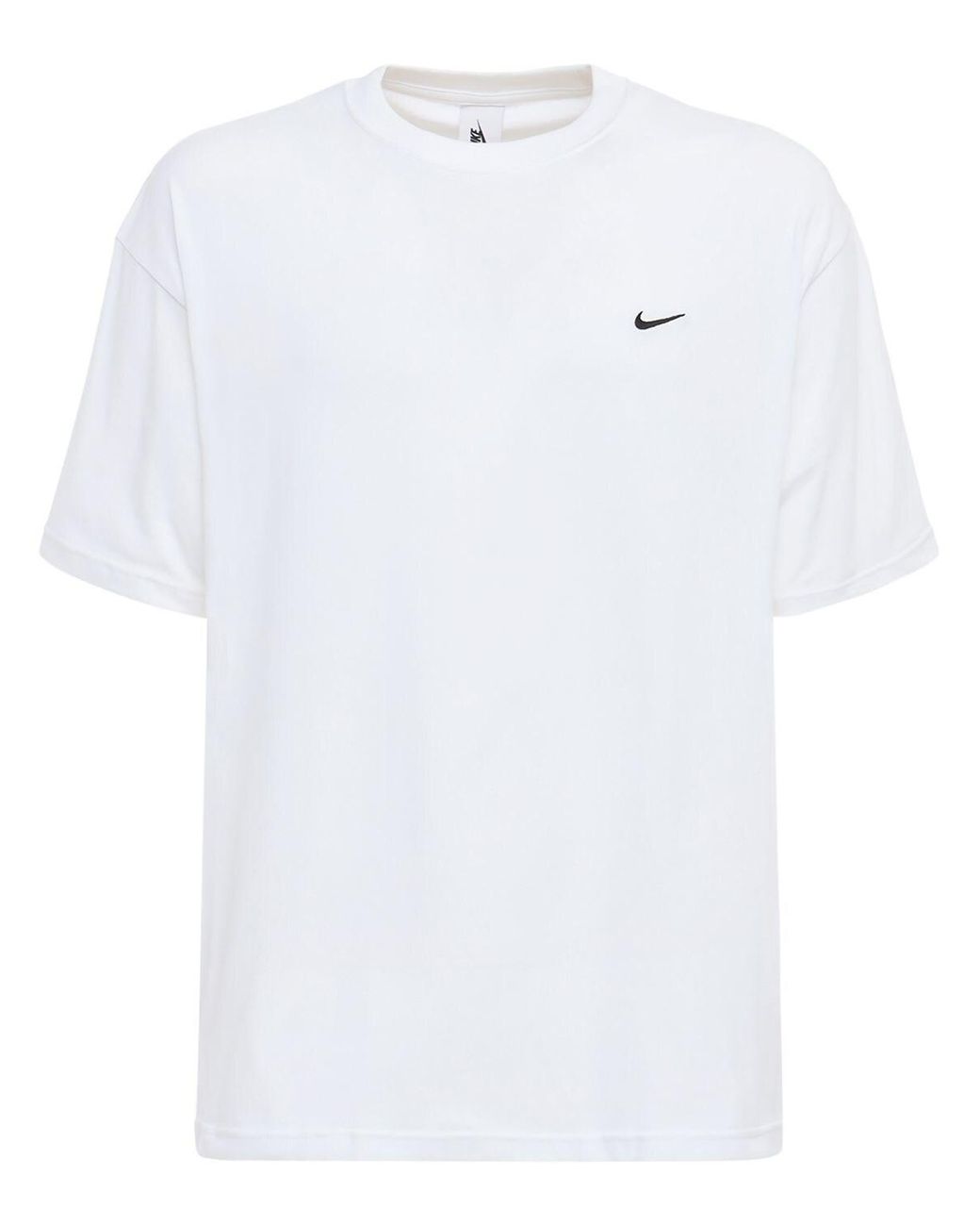 Nike Nrg Solo Swoosh Cotton T-shirt in White for Men | Lyst