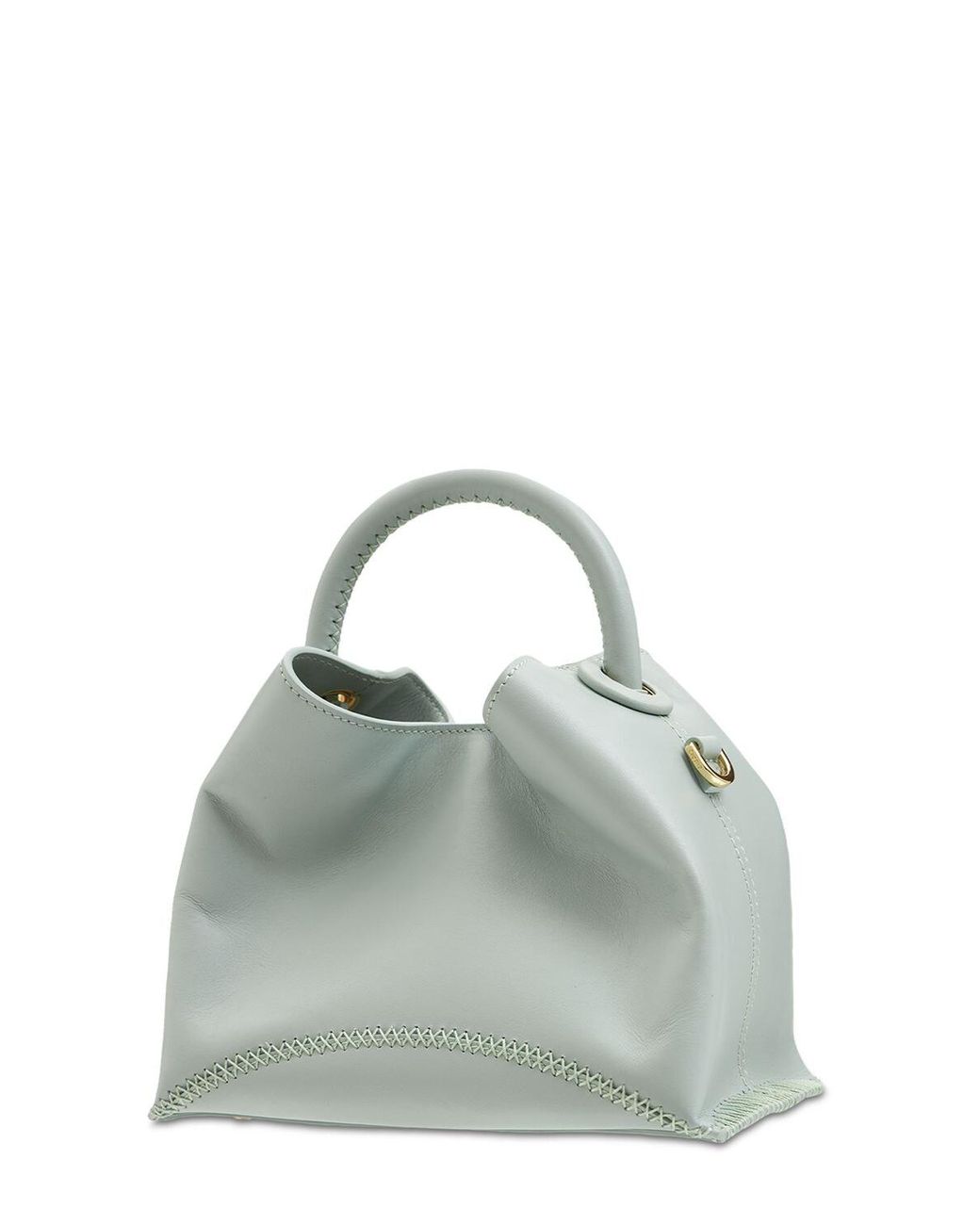 Elleme Baozi Stitch Leather Top Handle Bag | Lyst