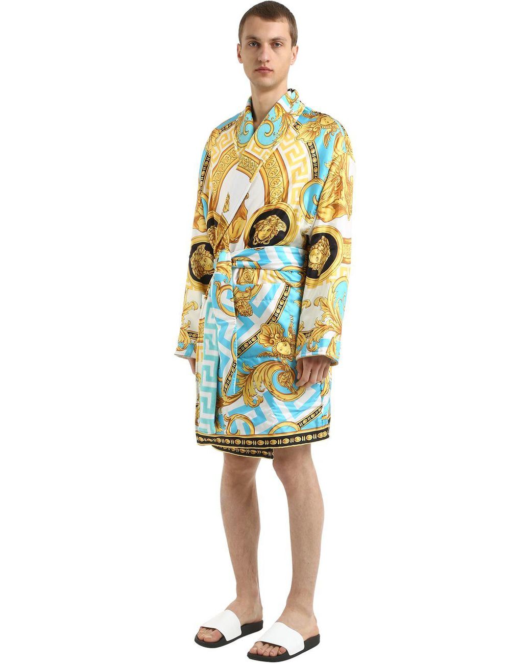 la coupe des dieux print bathrobe