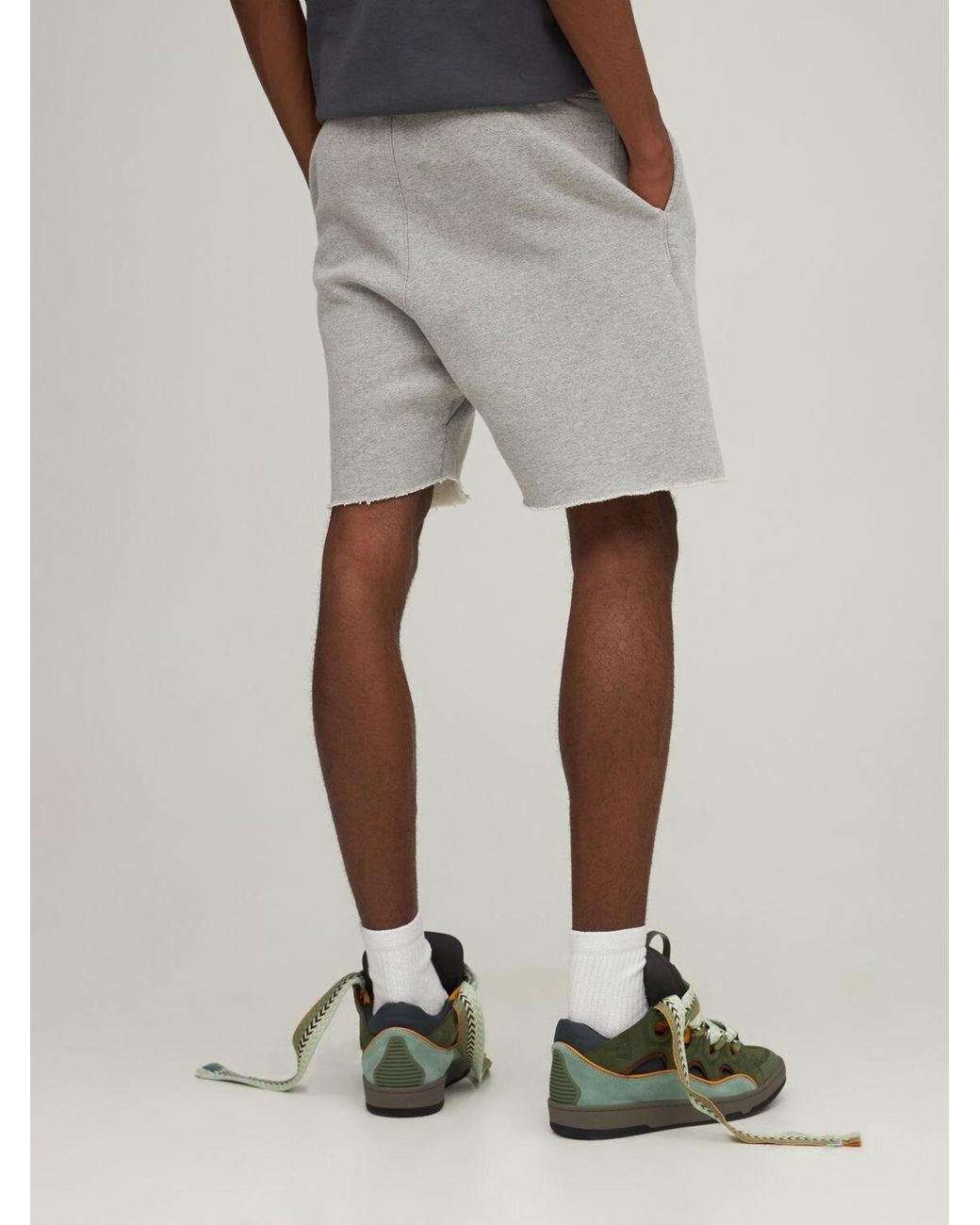 GALLERY DEPT. Logo Vintage Printed Cotton Sweat Shorts in GALLERY DEPT. Logo Vintage Printed Cotton Sweat Shorts in