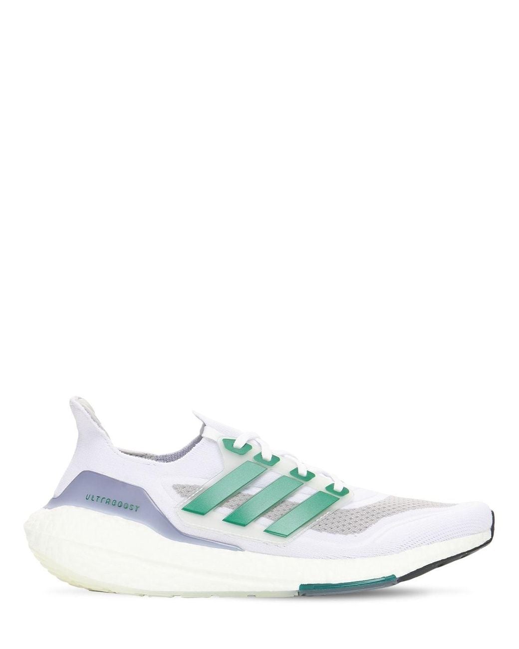 Adidas UltraBoost 21 Men's Running Shoe - Cloud White/Core Black/Solar Red | The Running Outlet