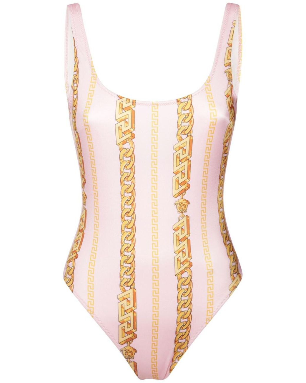 Femme Vêtements Articles de plage et maillots de bain Monokinis et maillots de bain une pièce One-piece swimsuit Versace en coloris Jaune 
