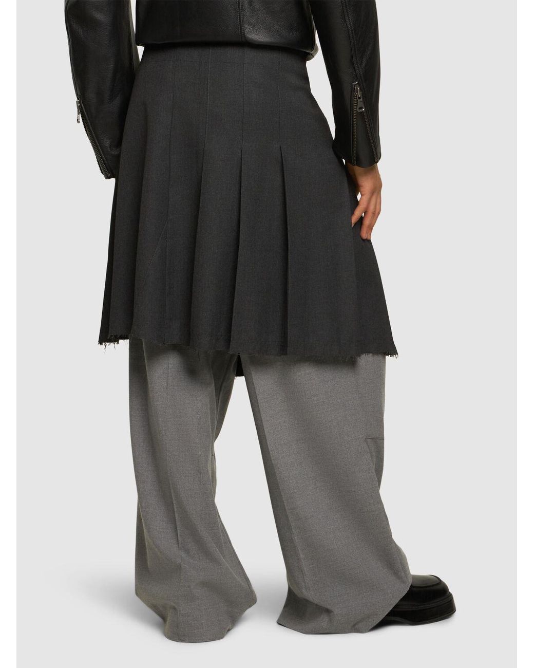 Jaded London Pleated Skirt in Black for Men | Lyst UK