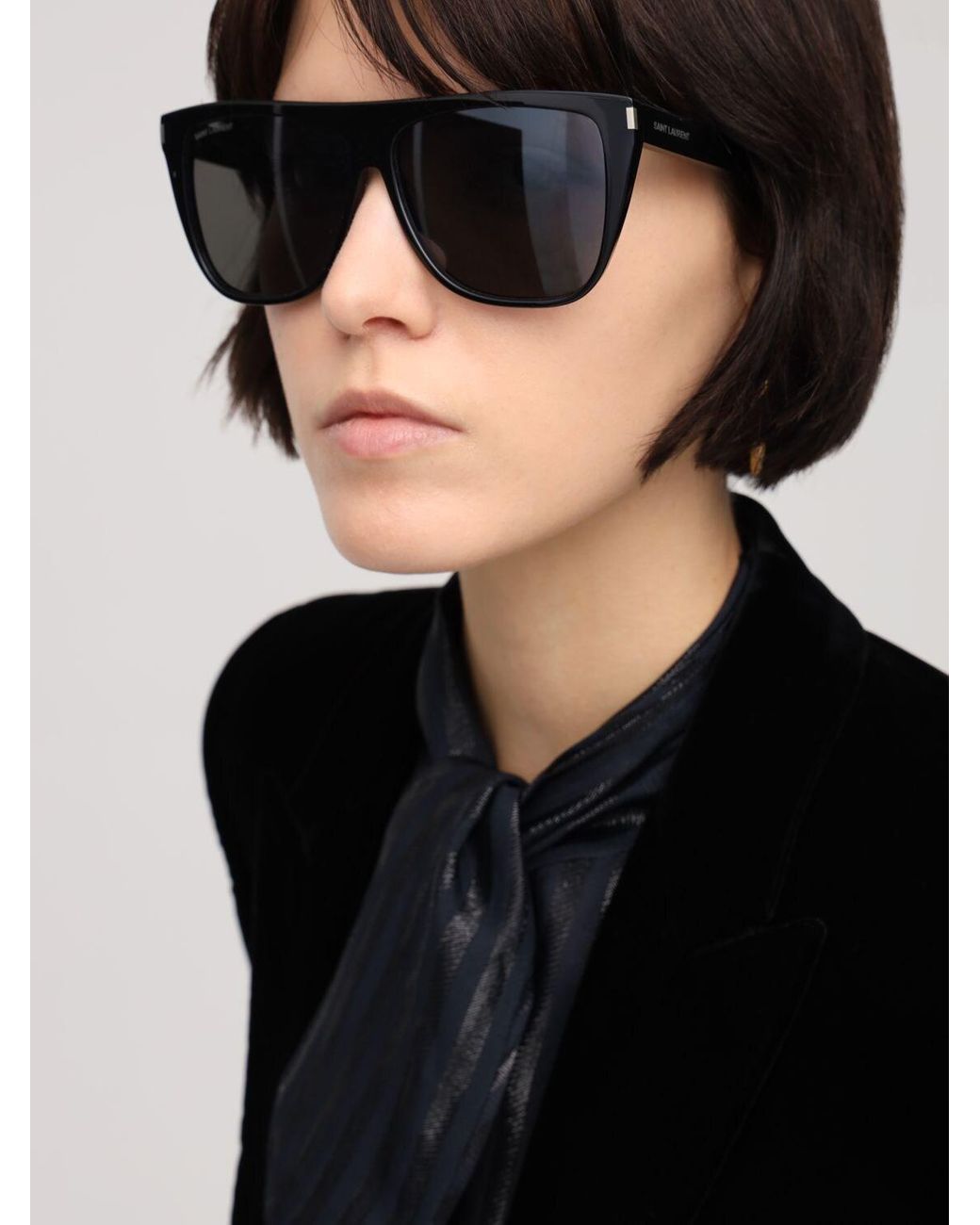 Gafas De Sol "new Wave Sl 1" De Acetato de Saint Laurent de color Negro |  Lyst