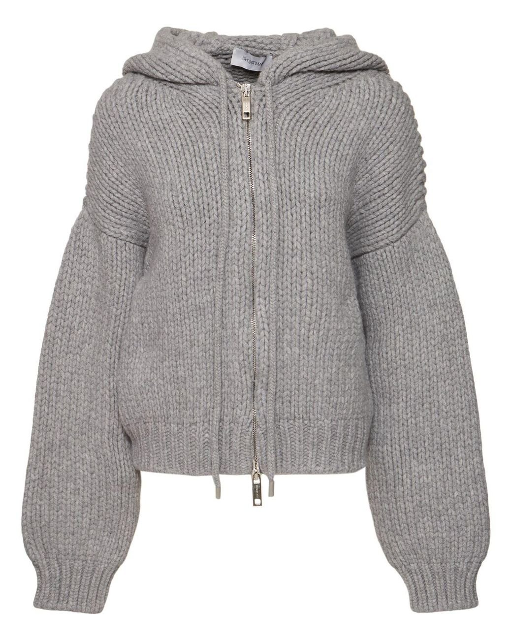 ニット・セーター HUECLOSET Track Hood Knit Zip-Up 25KERO51 Designer fashion, Seoul-fully created | W Concept