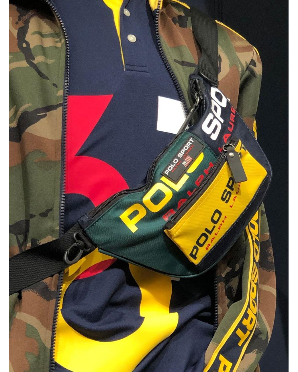 Sac banane Polo Sport Polo Ralph Lauren pour homme en coloris Bleu Lyst