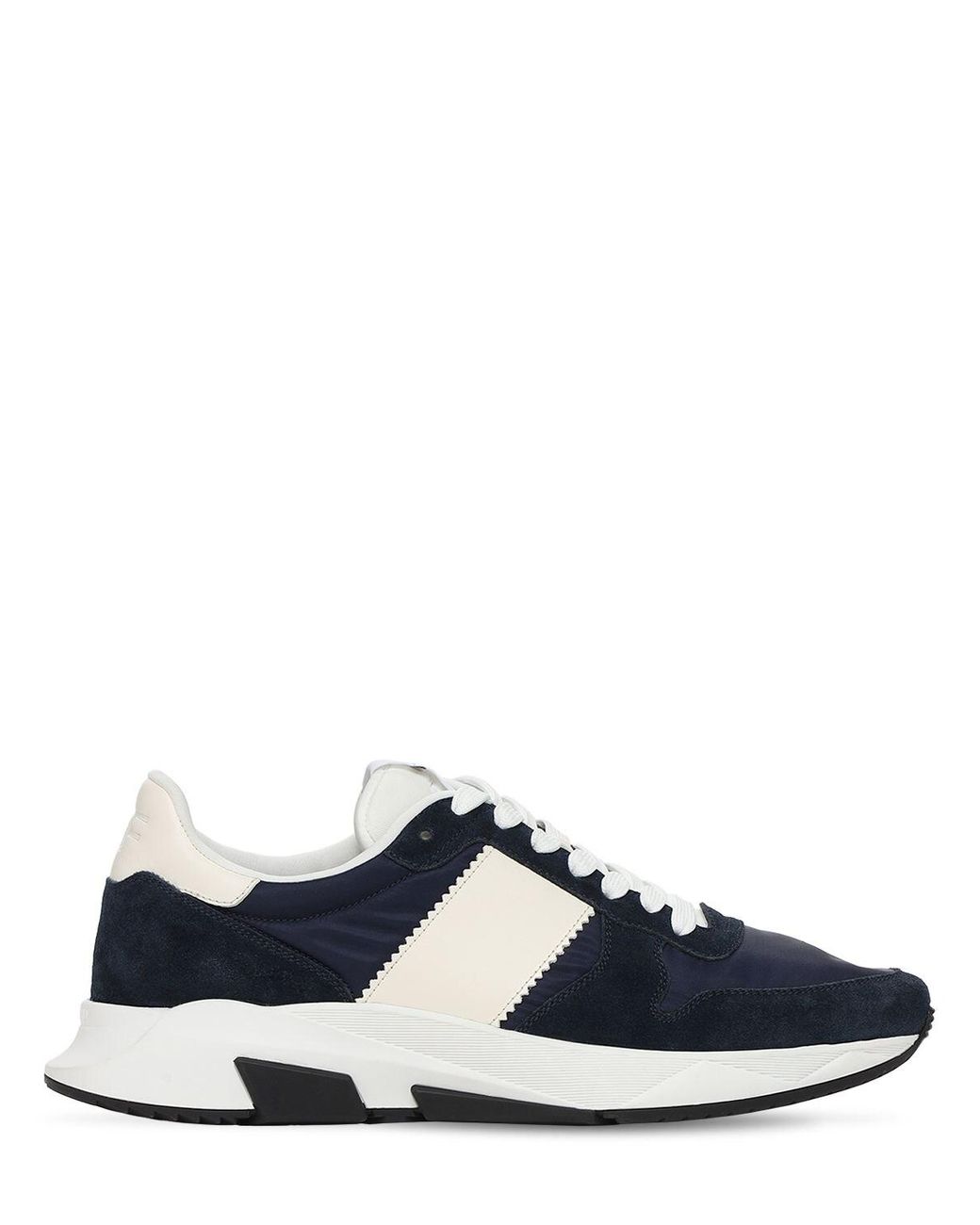 Tom Ford Jagga Suede & Nylon Low Top Sneakers in Indigo (Blue) for Men ...