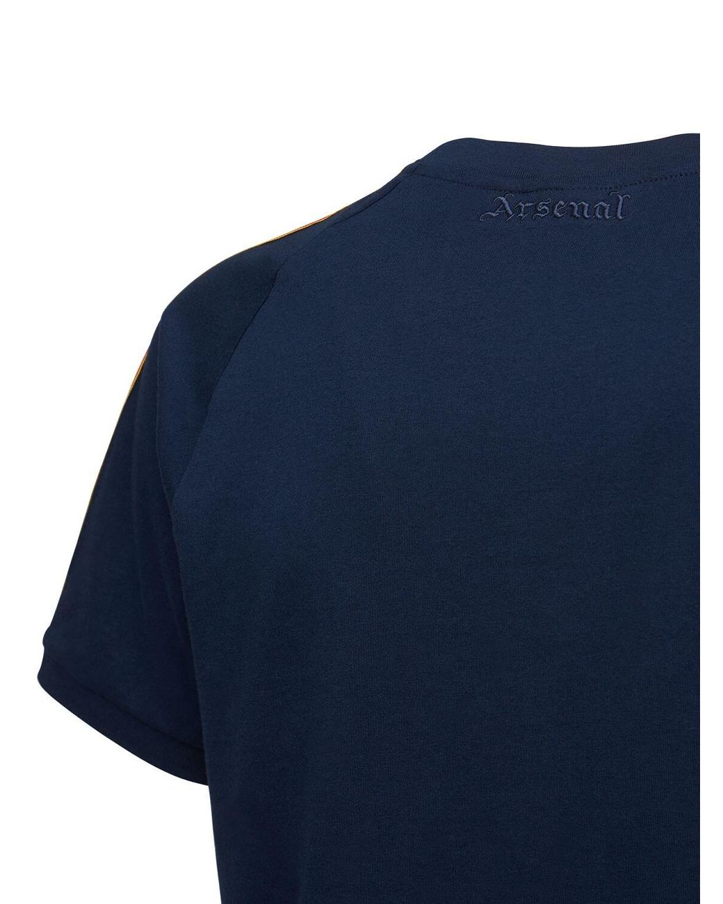 adidas Originals Arsenal 3-stripes T-shirt in Blue for Men | Lyst