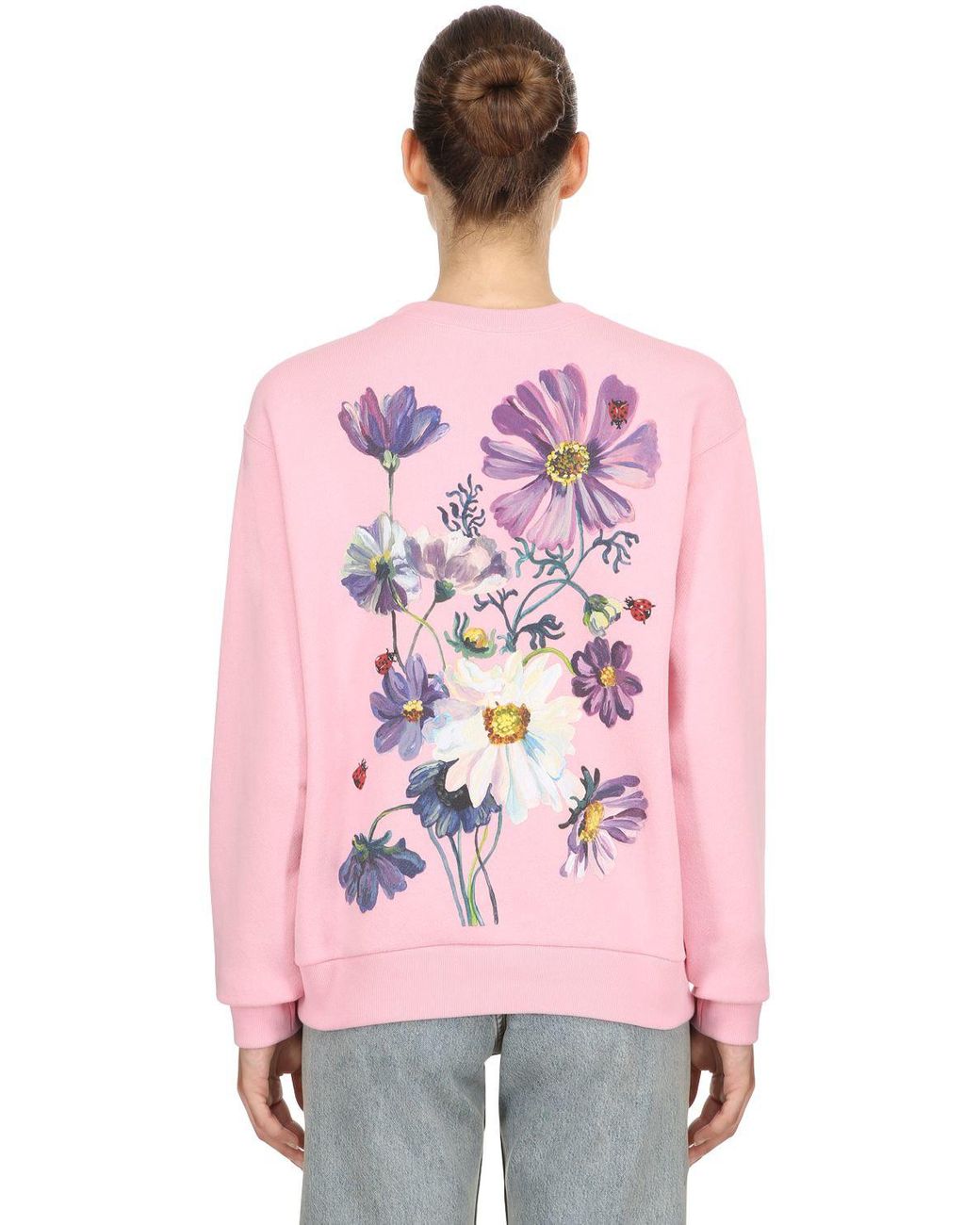 Gucci Bambi Printed Cotton Sweatshirt in Pink Lyst Canada