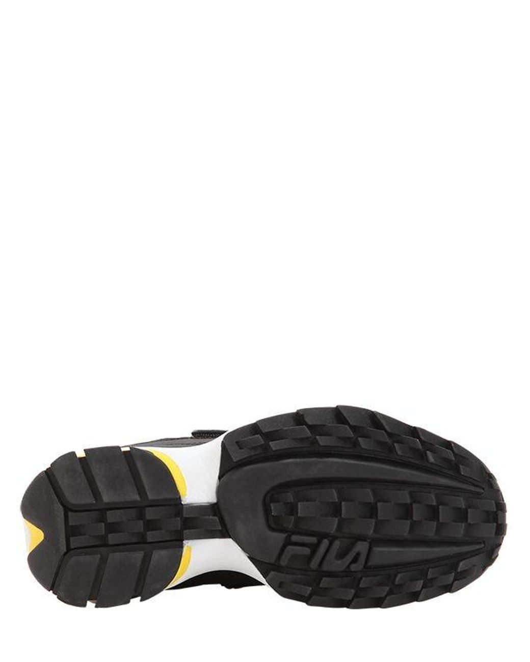 Fila Disruptor Half Sandal Flats in Black | Lyst