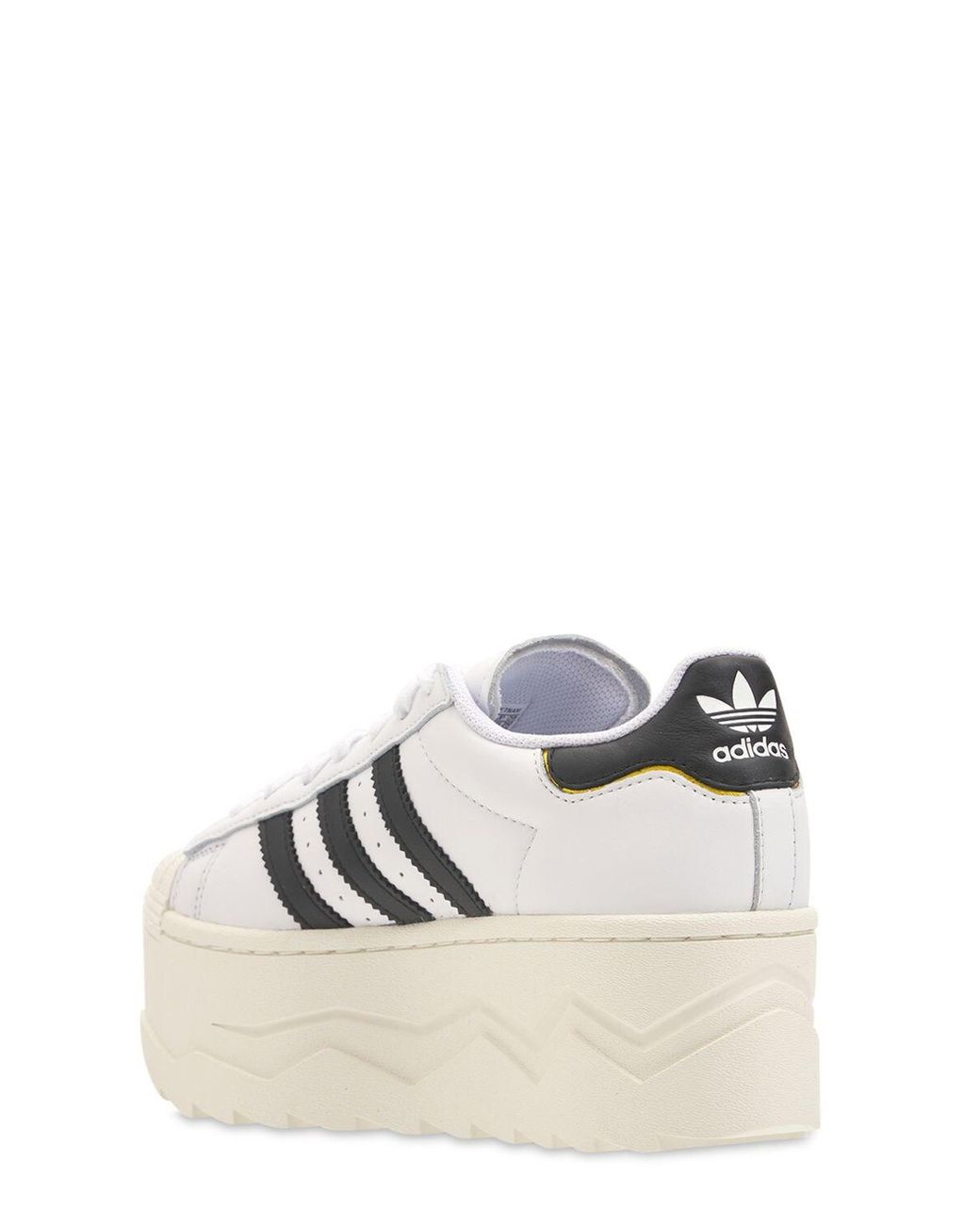 adidas Originals Superstar Platform Sneakers in White | Lyst
