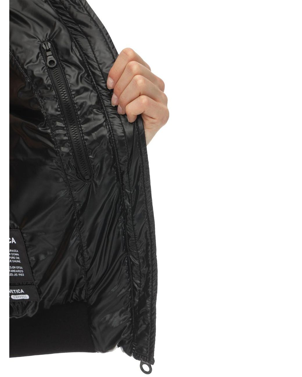 Duvetica Synthetic Menkib Nylon Down Jacket in Black - Lyst