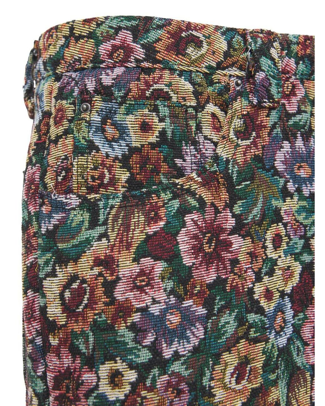 Jaded London Dark Woven Floral Skate 