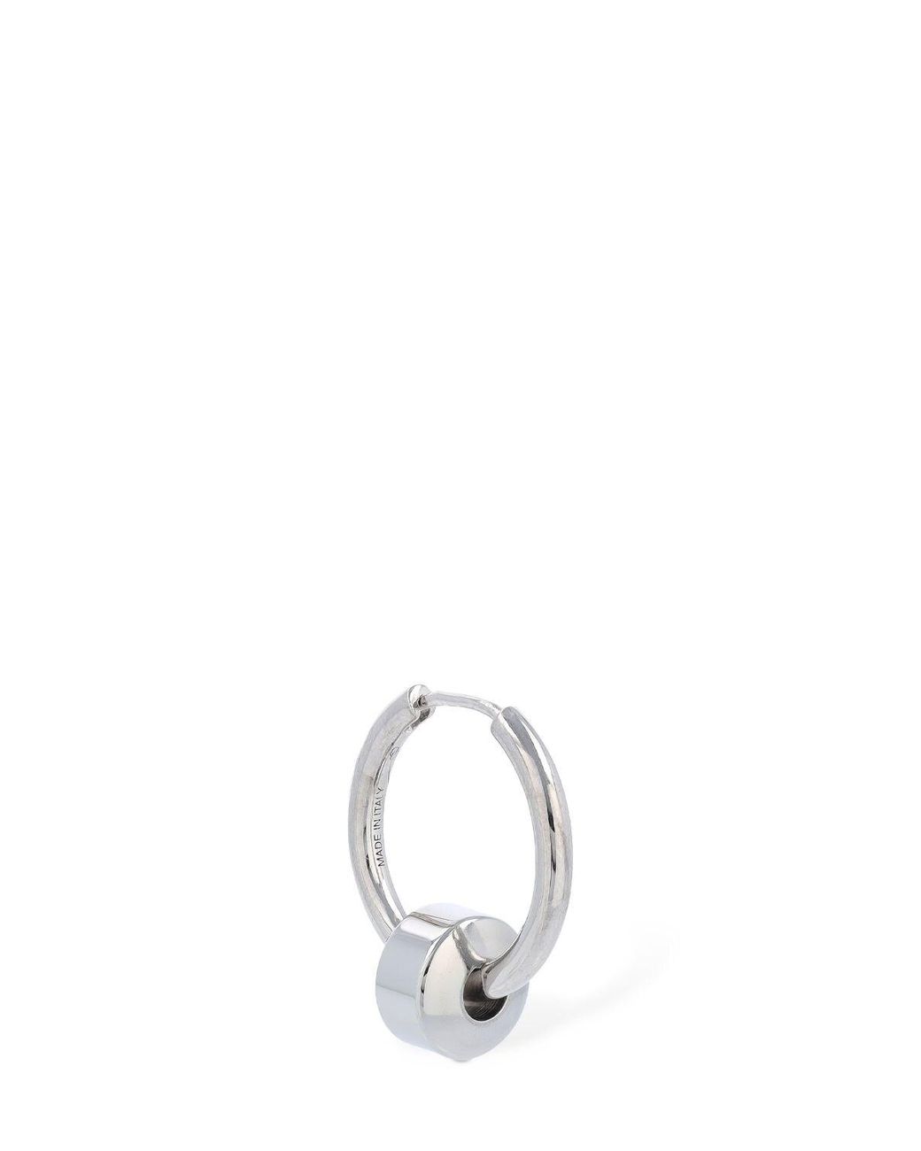 1017 ALYX 9SM Candy Mono Hoop Earring in White | Lyst Canada