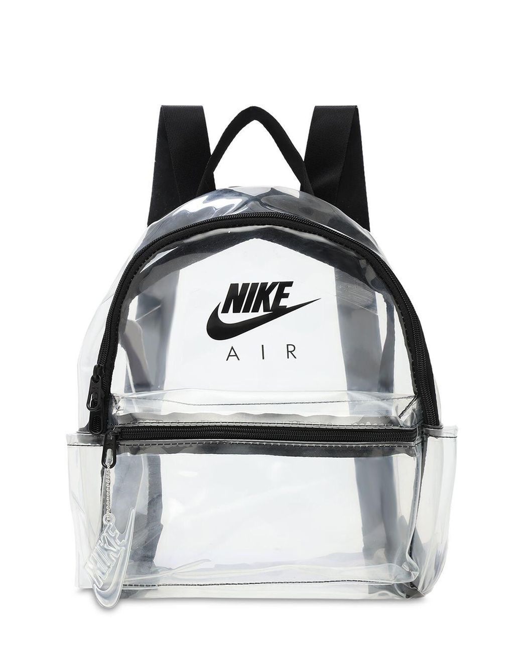 Nike Logo Print Mini Backpack in Transparent (Black) | Lyst