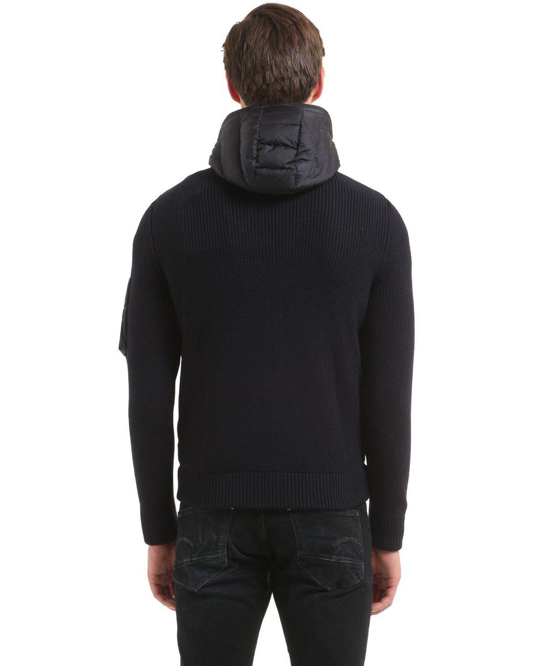 Moncler Synthetic Hooded Nylon \u0026 Wool 