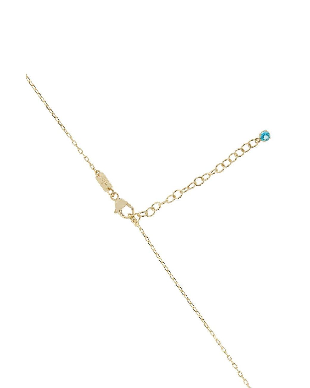 Gg running necklace on sale with topaz