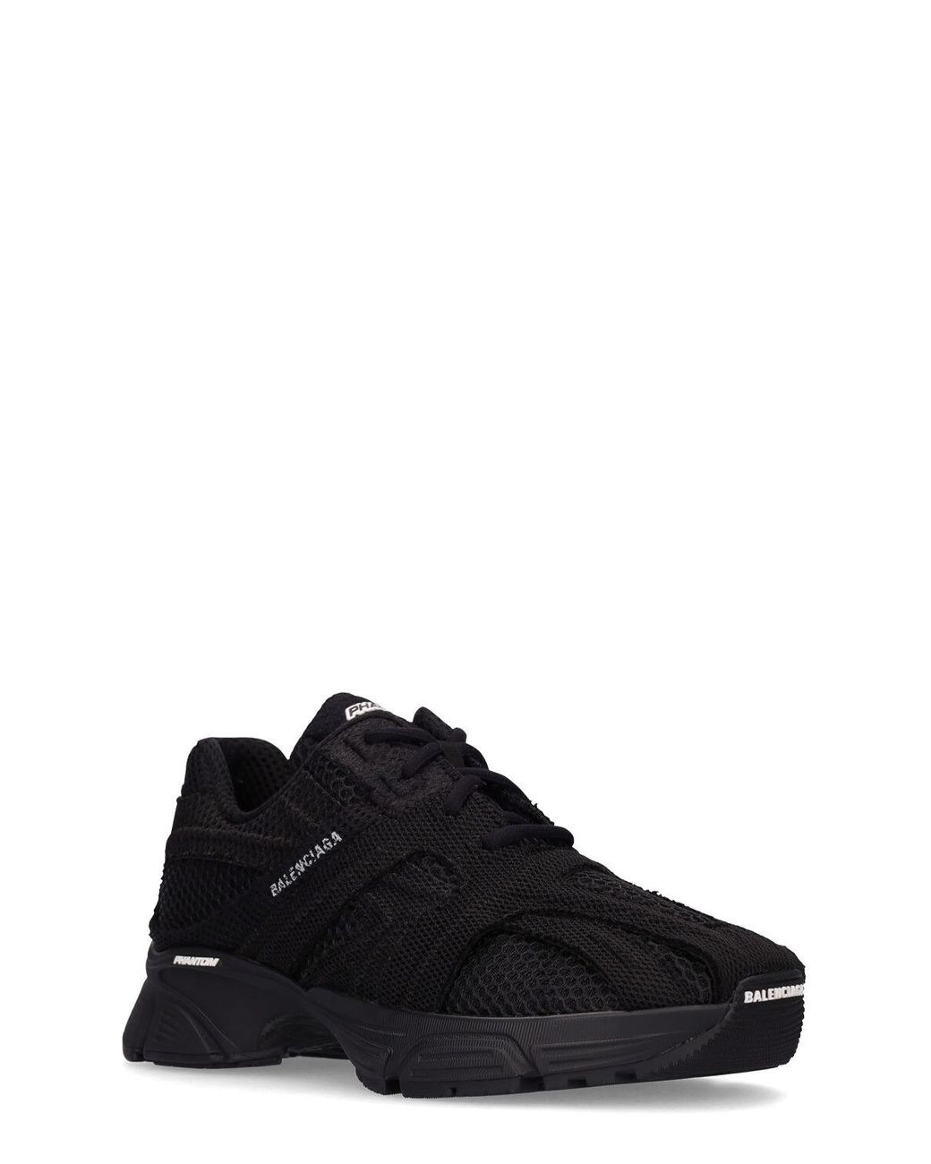 Balenciaga Phantom ファブリック&メッシュスニーカー ブラック