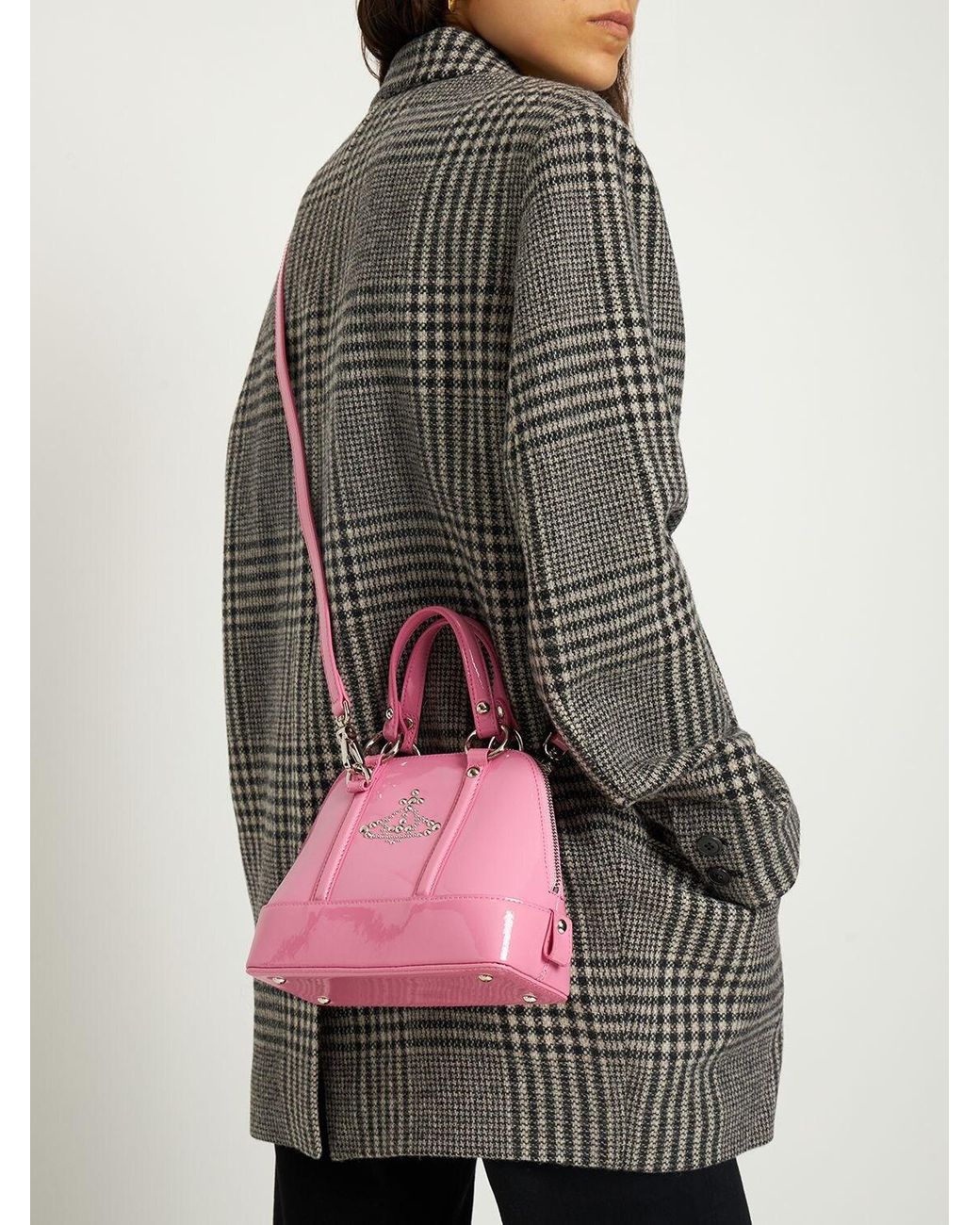 Vivienne Westwood Small Jordan Patent Leather Bag in Pink | Lyst