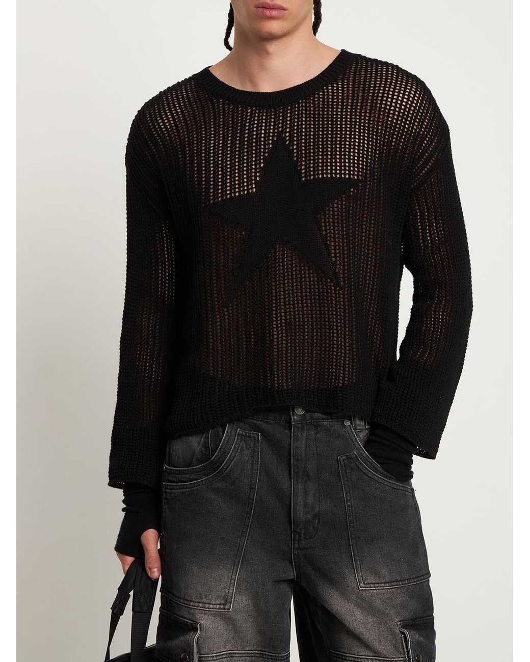 トップス Jaded London Taupstray knit Shop Tribeca Blue Ribbed Off The Shoulder Knit | Jaded