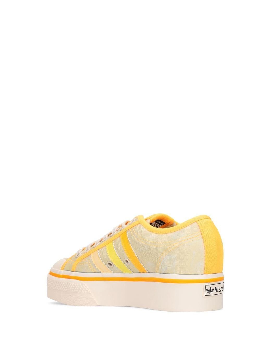 adidas Originals Nizza Platform Sneakers in Yellow | Lyst