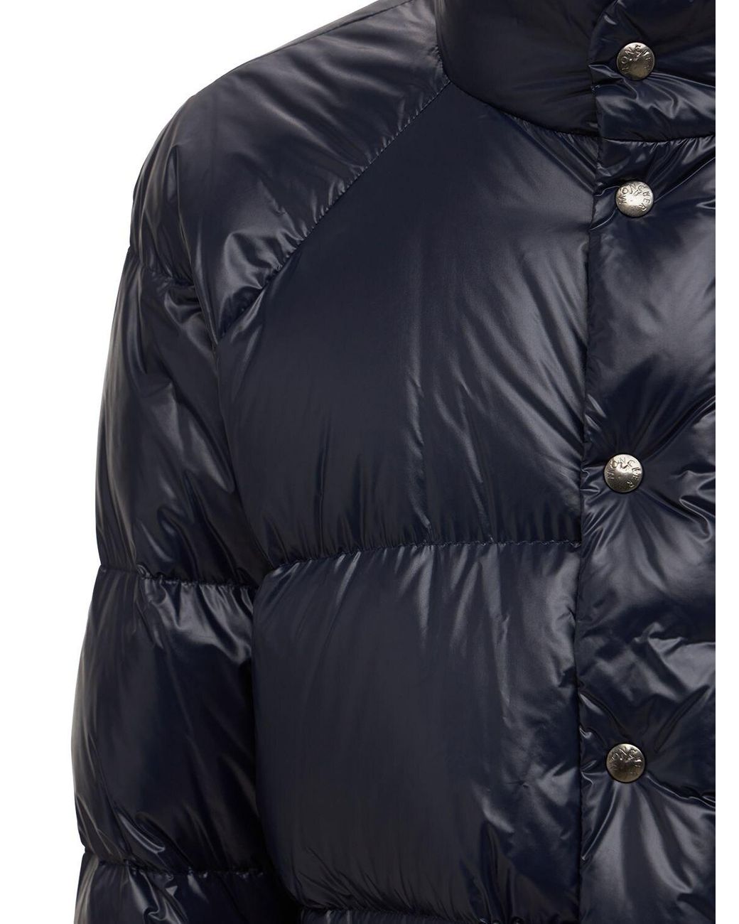Moncler Martineau Light Shiny Nylon Down Jacket in Blue for Men | Lyst