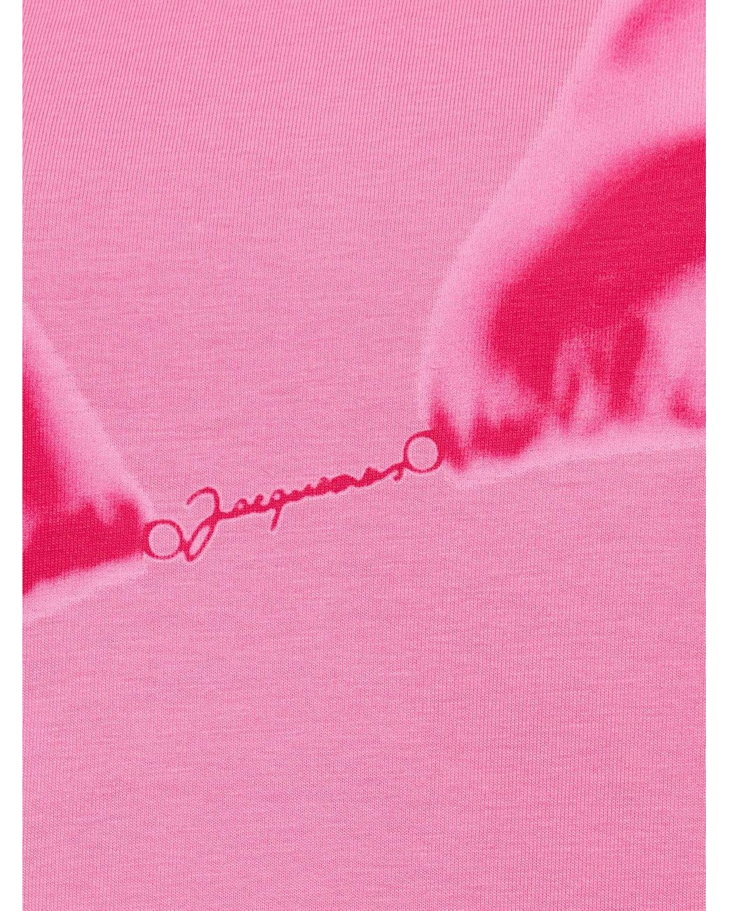 Jacquemus T-shirt Aus Baumwolljersey "le T-shirt Bikini" in Pink | Lyst DE