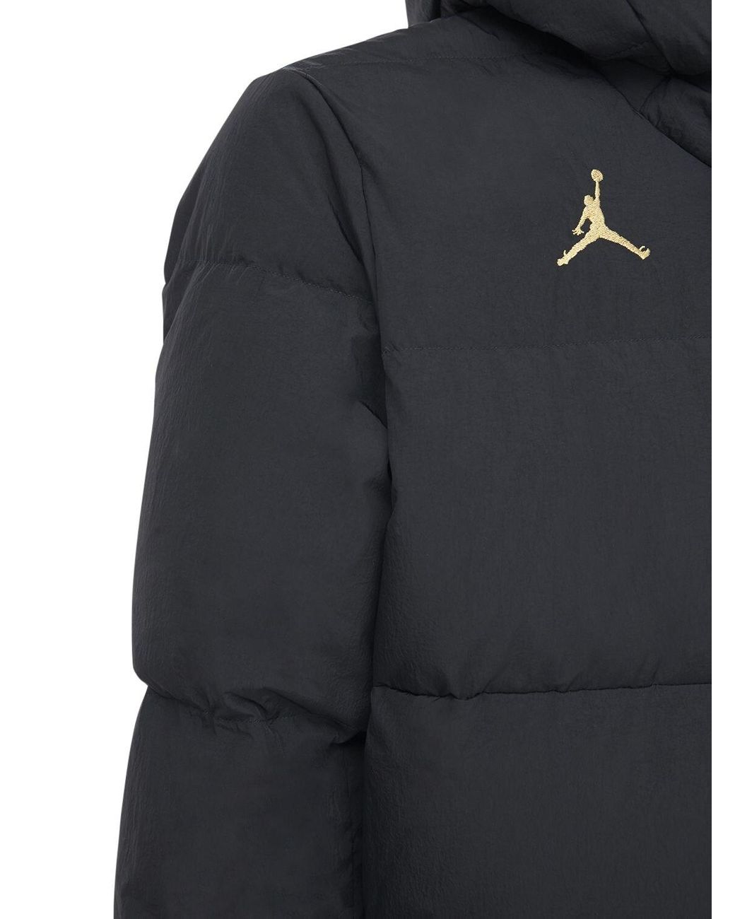 Nike Jordan Psg Hooded Down Parka in Black for Men | Lyst
