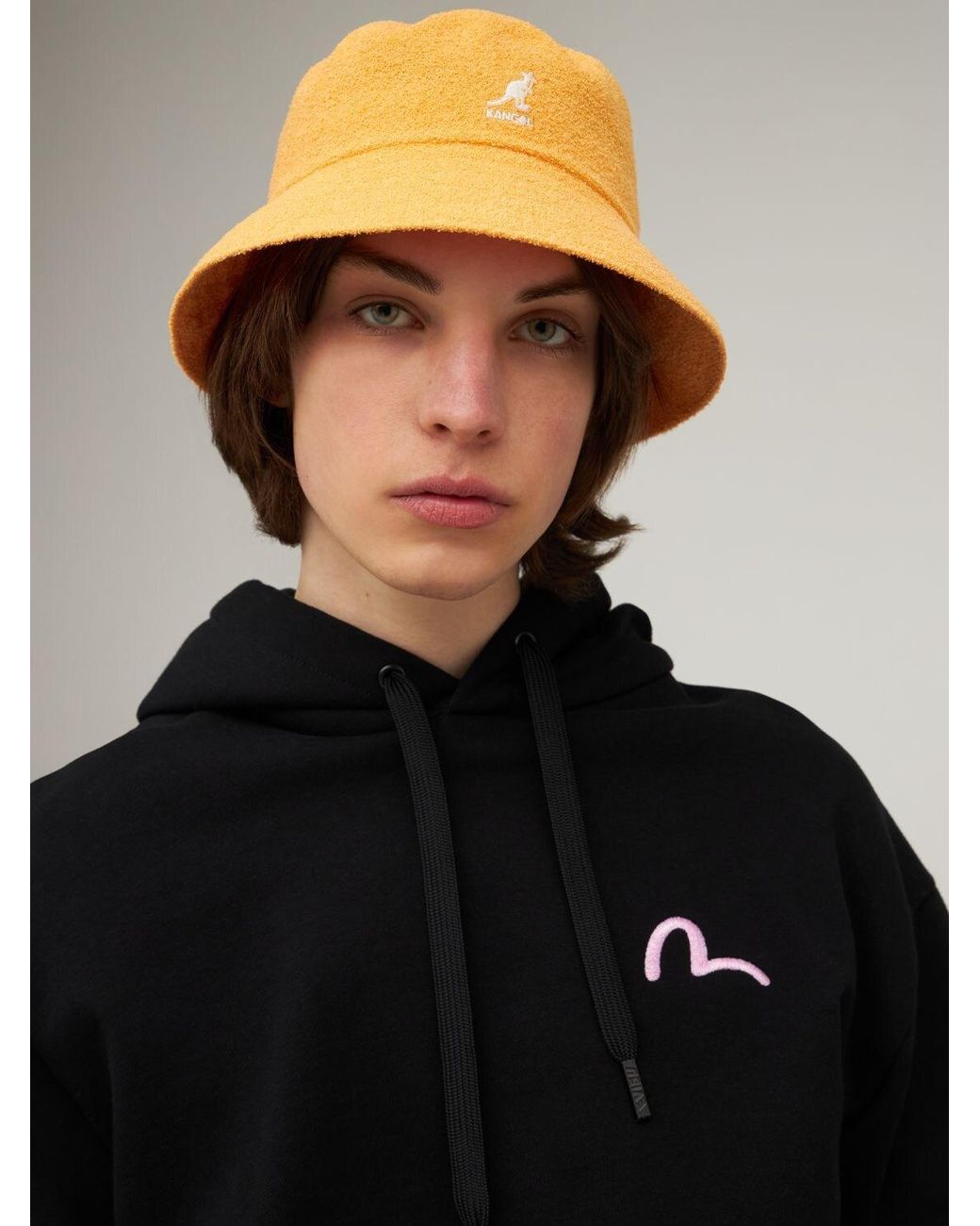 Kangol Bermuda Bucket Hat in Orange for 