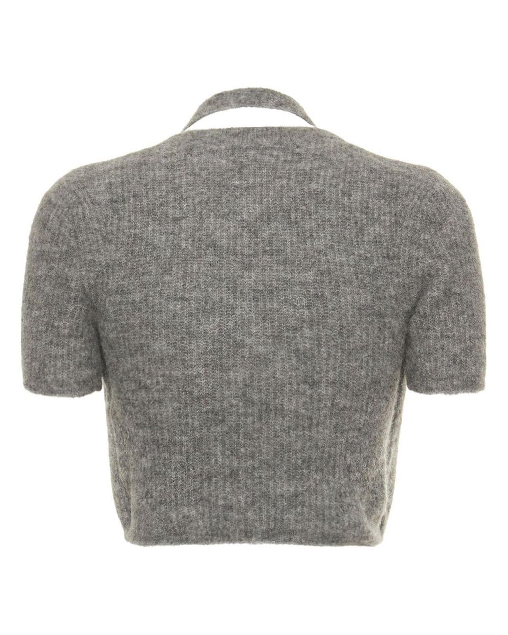 ALEXANDER WANG grey alpaca wool jumper – Loop Generation