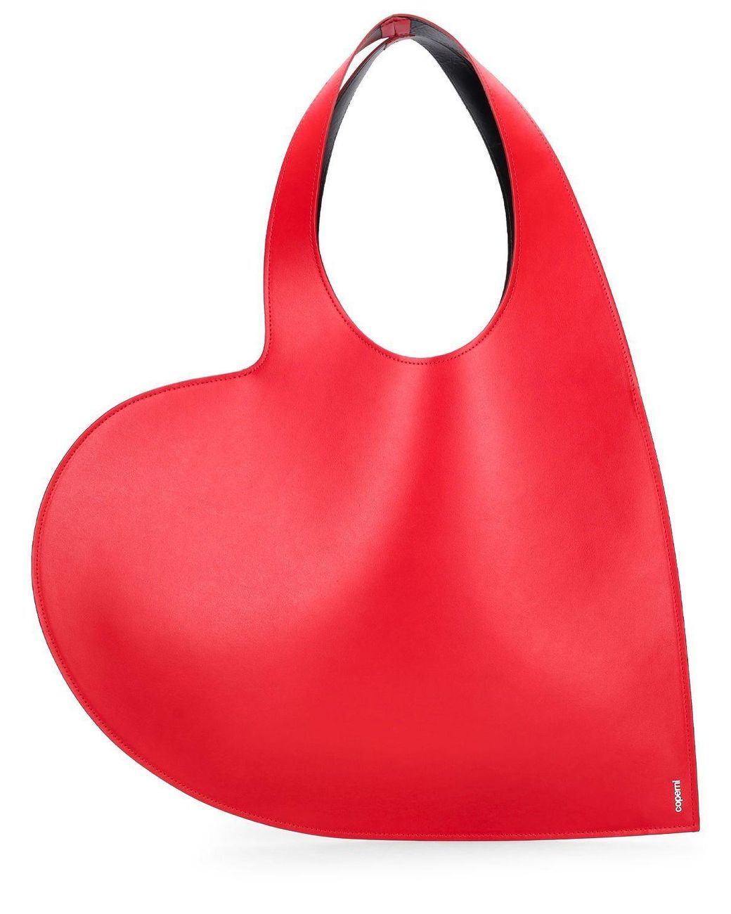 Coperni Heart Leather Tote Bag in Red | Lyst