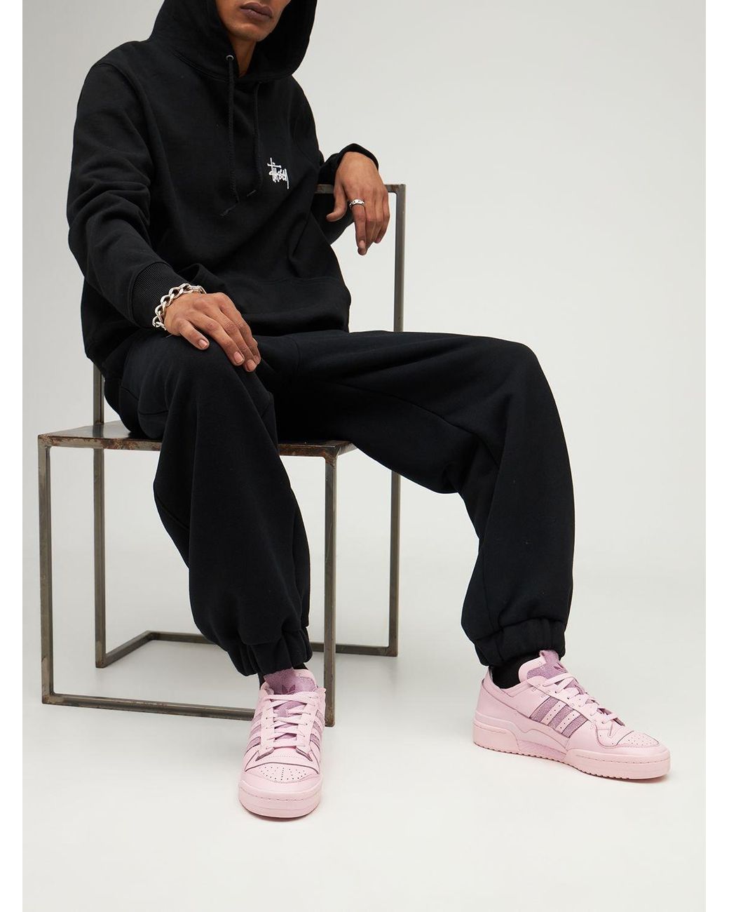 adidas Originals Forum 84 Low Sneakers in Pink for Men | Lyst