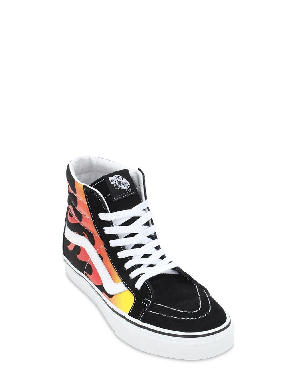 high top flame vans