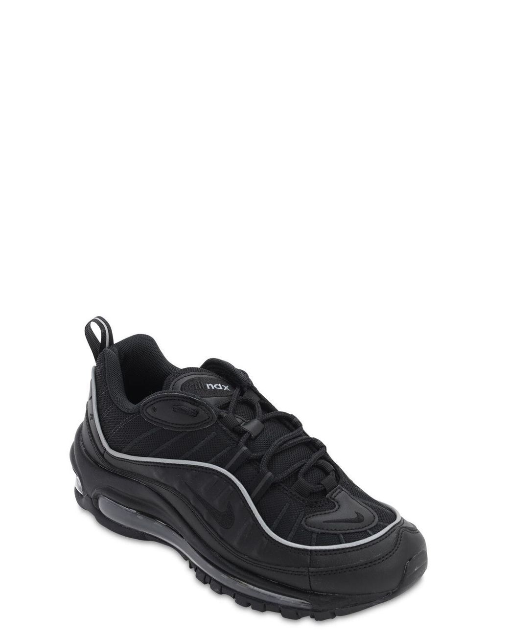 Nike Leather Air Max 98 W In Black Save 27 Lyst