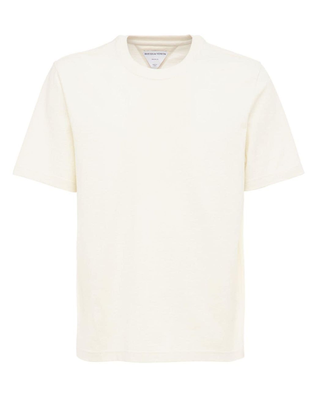 Bottega Veneta Sunrise Light Cotton Jersey T-shirt in White for Men - Lyst