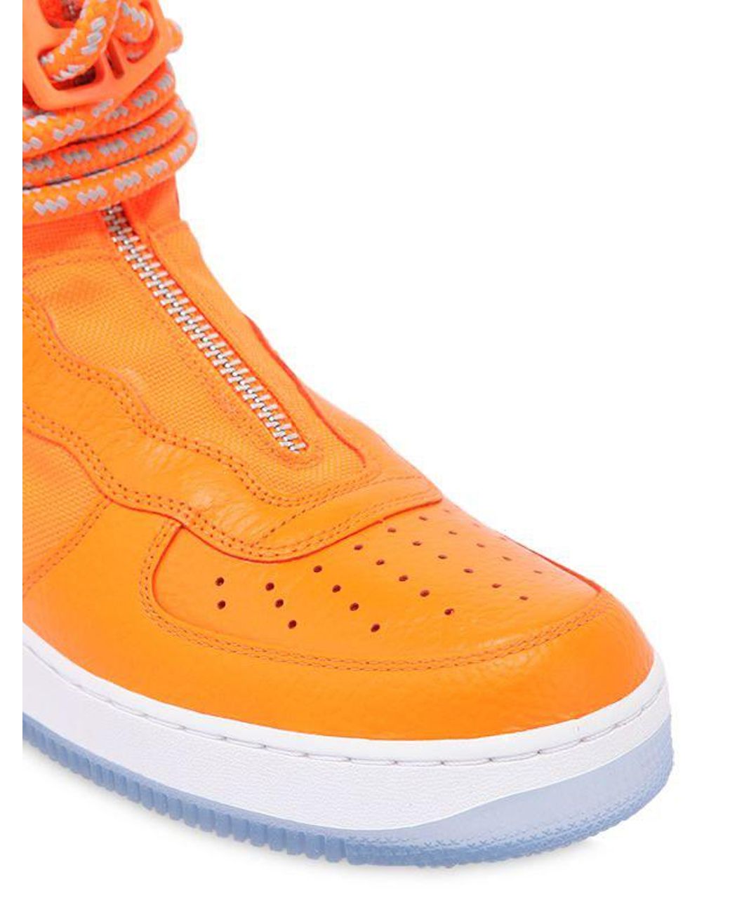 Nike Sf Air Force 1 Sneaker Boots in Orange | Lyst